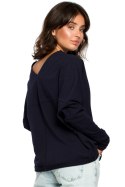 Bluza Damska Model B094 Navy - BeWear - 2XL/3XL Bluza Damska Model B094 Navy - BeWear - 2XL/3XL