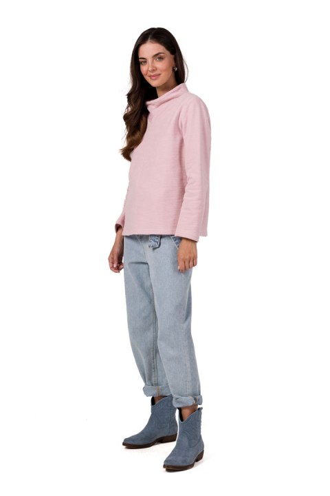 Bluza Damska Model B268 Powder Pink - BeWear - L Bluza Damska Model B268 Powder Pink - BeWear - L