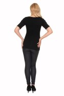 Bluzka Ciążowa Model 1717 Black - PeeKaBoo - L/XL Bluzka Ciążowa Model 1717 Black - PeeKaBoo - L/XL