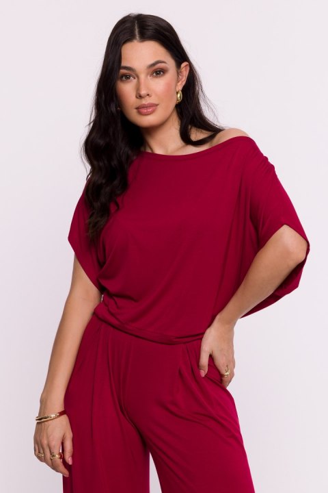 Bluzka Model B287 Bordo - BeWear - XXL