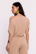 Bluzka Model B287 Cappuccino - BeWear - XXL Bluzka Model B287 Cappuccino - BeWear - XXL