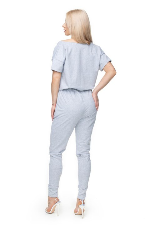 Kombinezon Damski Model 0124 Grey - PeeKaBoo - uniwersalny Kombinezon Damski Model 0124 Grey - PeeKaBoo - uniwersalny