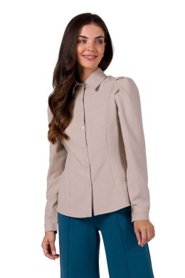Koszula Damska Model B277 Beige - BeWear - L