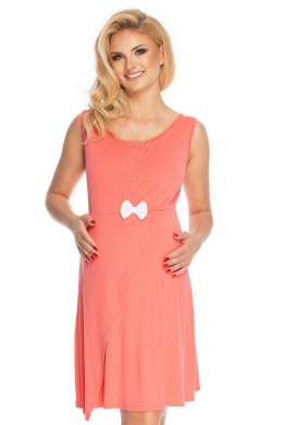 Koszulka nocna Koszula Nocna Ciążowa Model 0179 Coral - PeeKaBoo - L/XL