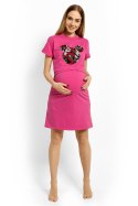 Koszulka nocna Koszula Nocna Model 1625C Amarant - PeeKaBoo - L/XL Koszulka nocna Koszula Nocna Model 1625C Amarant - PeeKaBoo - L/XL
