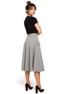 Spódnica Model B046 Grey - BeWear - XL Spódnica Model B046 Grey - BeWear - XL