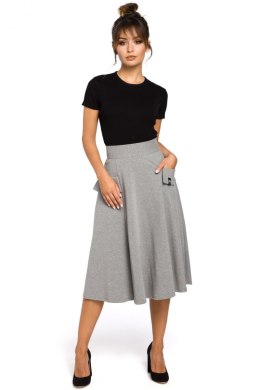 Spódnica Model B046 Grey - BeWear - S