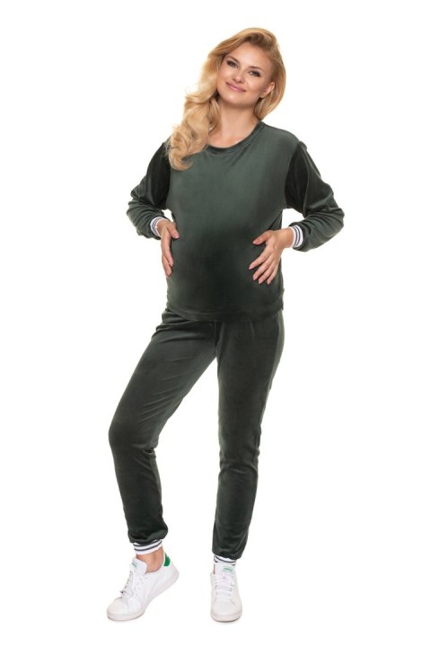 Spodnie Dres Model 0200 Khaki - PeeKaBoo - S/M Spodnie Dres Model 0200 Khaki - PeeKaBoo - S/M