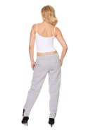 Spodnie Dresowe Model 0195 Grey - PeeKaBoo - S/M Spodnie Dresowe Model 0195 Grey - PeeKaBoo - S/M