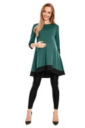 Sukienka Ciążowa Model 0125 Green - PeeKaBoo - S/M Sukienka Ciążowa Model 0125 Green - PeeKaBoo - S/M