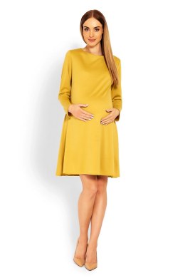 Sukienka Ciążowa Model 1359C Musztard - PeeKaBoo - XXL