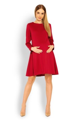 Sukienka Ciążowa Model 1359C Red - PeeKaBoo - L/XL