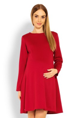 Sukienka Ciążowa Model 1359C Red - PeeKaBoo - S/M