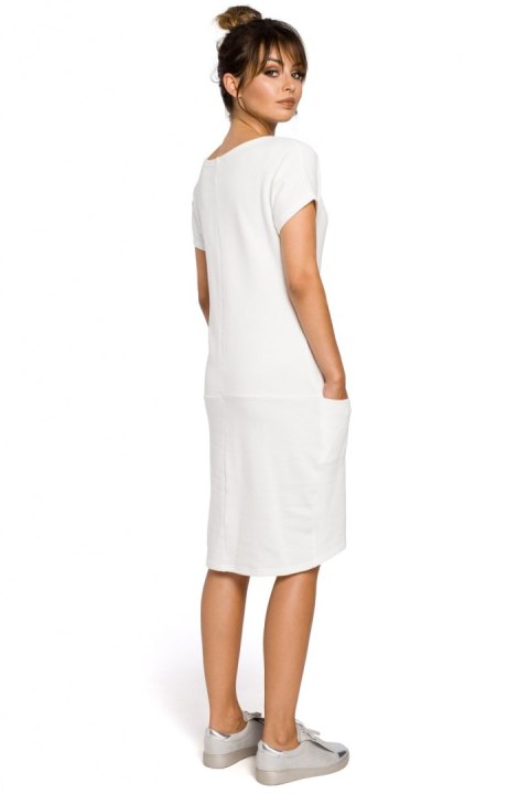 Sukienka Model B050 Ecru - BeWear - XXL Sukienka Model B050 Ecru - BeWear - XXL