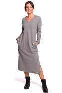 Sukienka Model B128 Grey - BeWear - XL