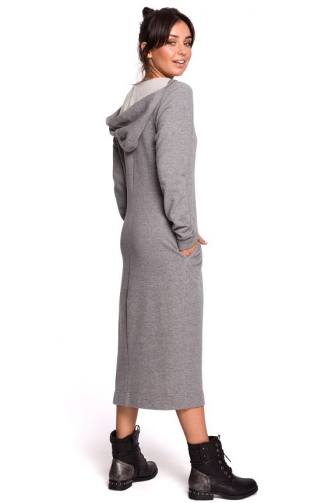 Sukienka Model B128 Grey - BeWear - XL Sukienka Model B128 Grey - BeWear - XL