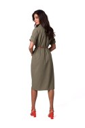 Sukienka Model B258 Oliwka - BeWear - L