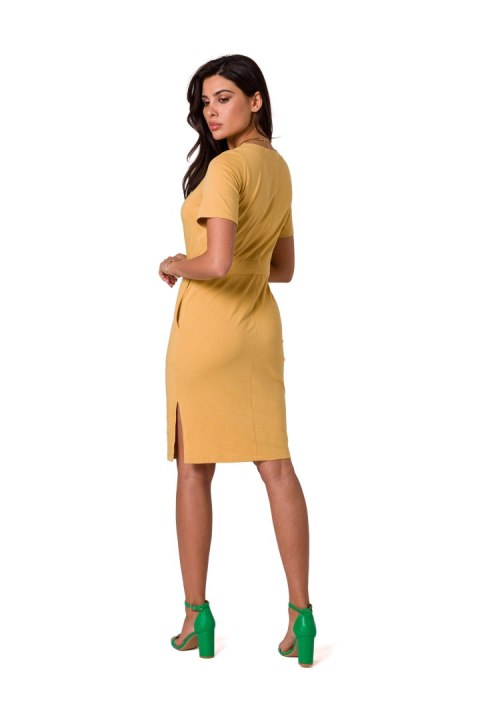 Sukienka Model B263 Honey - BeWear - s Sukienka Model B263 Honey - BeWear - s