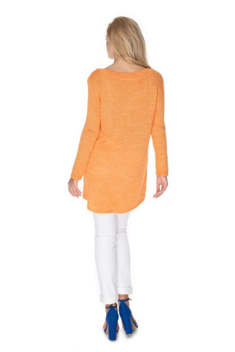 Sweter Damski Model 30067 Orange - PeeKaBoo - uniwersalny Sweter Damski Model 30067 Orange - PeeKaBoo - uniwersalny