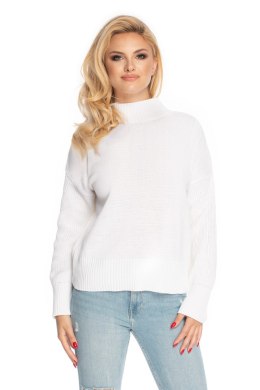 Sweter Damski Model 70035 Denim Cream - PeeKaBoo - uniwersalny