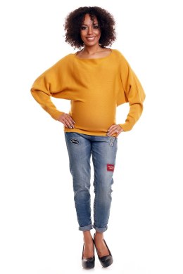 Sweter model 70003C Mustard - PeeKaBoo - uniwersalny