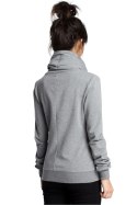 Bluza Damska Model B071 Grey - BeWear - M Bluza Damska Model B071 Grey - BeWear - M