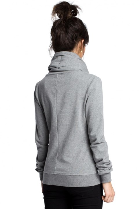 Bluza Damska Model B071 Grey - BeWear - S Bluza Damska Model B071 Grey - BeWear - S
