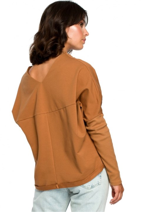 Bluza Damska Model B094 Carmel - BeWear - 2XL/3XL Bluza Damska Model B094 Carmel - BeWear - 2XL/3XL