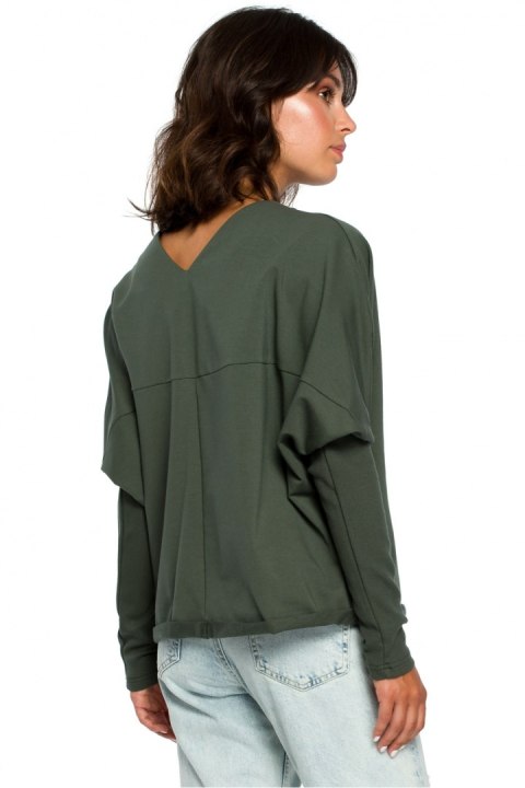 Bluza Damska Model B094 Green - BeWear - 2XL/3XL Bluza Damska Model B094 Green - BeWear - 2XL/3XL
