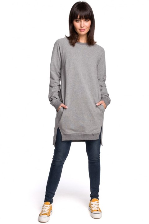 Bluza Damska Model B101 Grey - BeWear - XL Bluza Damska Model B101 Grey - BeWear - XL