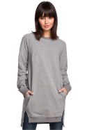 Bluza Damska Model B101 Grey - BeWear - S Bluza Damska Model B101 Grey - BeWear - S