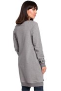 Bluza Damska Model B101 Grey - BeWear - S Bluza Damska Model B101 Grey - BeWear - S