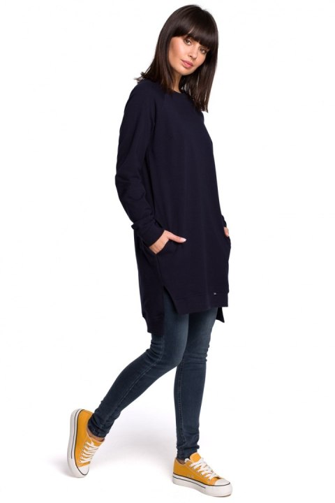 Bluza Damska Model B101 Navy - BeWear - XXL Bluza Damska Model B101 Navy - BeWear - XXL
