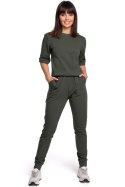 Kombinezon Damski Model B104 Green - BeWear - M Kombinezon Damski Model B104 Green - BeWear - M