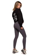 Legginsy Model B213 Antracyt - BeWear - XL Legginsy Model B213 Antracyt - BeWear - XL