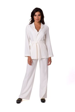 Marynarka Model B253 Śmietana - BeWear - L