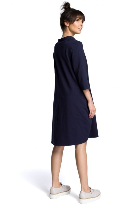 Sukienka Model B070 Navy - BeWear - s Sukienka Model B070 Navy - BeWear - s