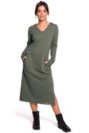 Sukienka Model B128 Khaki - BeWear - L