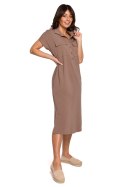 Sukienka Model B222 Cacao - BeWear - s Sukienka Model B222 Cacao - BeWear - s