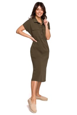 Sukienka Model B222 Khaki - BeWear - XL