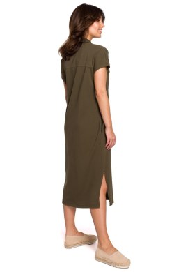 Sukienka Model B222 Khaki - BeWear - XXL