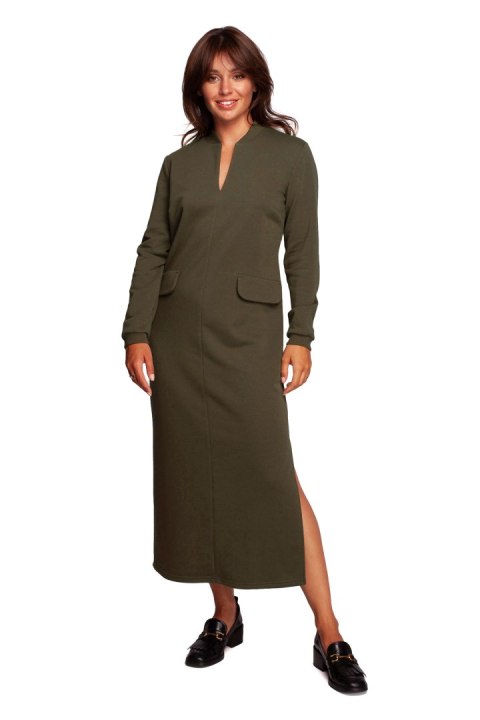 Sukienka Model B242 Olive - BeWear - L Sukienka Model B242 Olive - BeWear - L