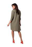 Sukienka Model B257 Oliwka - BeWear - S