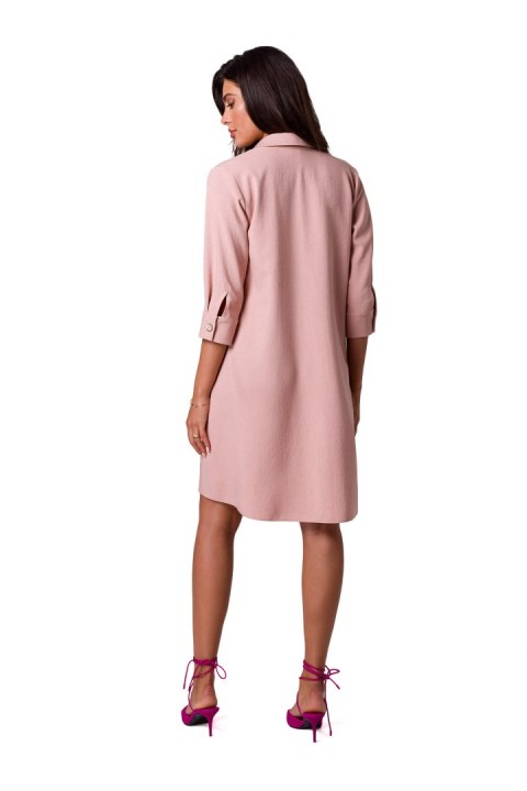 Sukienka Model B257 Pink - BeWear - M Sukienka Model B257 Pink - BeWear - M
