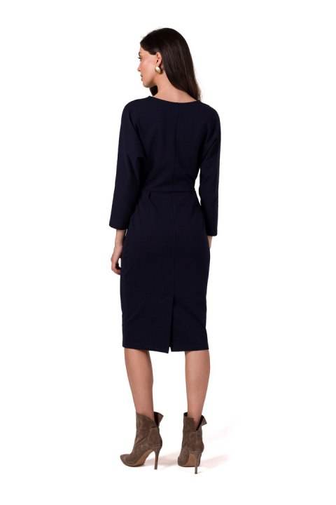Sukienka Model B271 Navy - BeWear - M Sukienka Model B271 Navy - BeWear - M