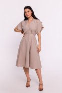 Sukienka Model B278 Beige - BeWear - M Sukienka Model B278 Beige - BeWear - M