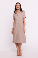 Sukienka Model B282 Beige - BeWear - L Sukienka Model B282 Beige - BeWear - L