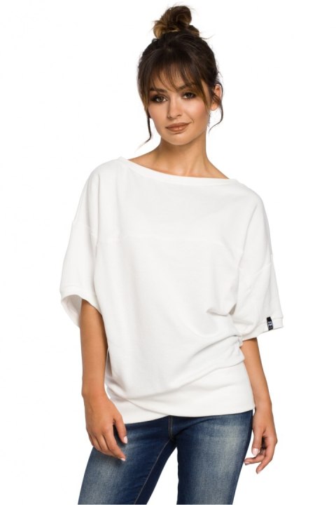 Bluza Damska Model B048 Ecru - BeWear - 2XL/3XL Bluza Damska Model B048 Ecru - BeWear - 2XL/3XL