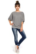 Bluza Damska Model B048 Grey - BeWear - S/M