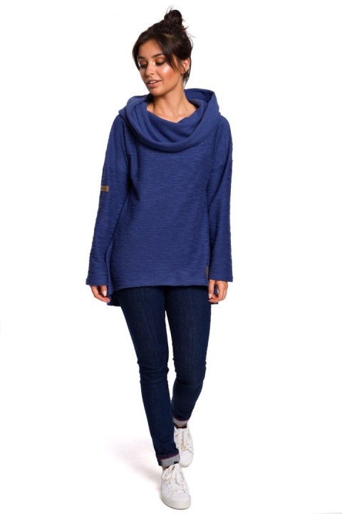 Bluza Damska Model B131 Indygo - BeWear - M Bluza Damska Model B131 Indygo - BeWear - M